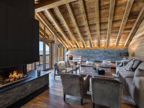 Duplex lumineux 5 chambres en-suite, sauna, proche pistes et commerces, Méribel Village - FR-1-566-10