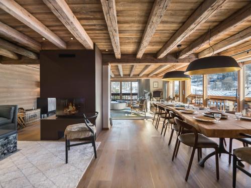 Chalet moderne à Méribel, 5 chambres, jacuzzi, proche télécabine
