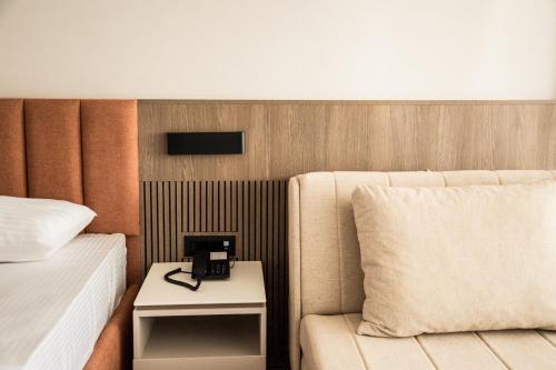 Postel nebo postele na pokoji v ubytování Cervino