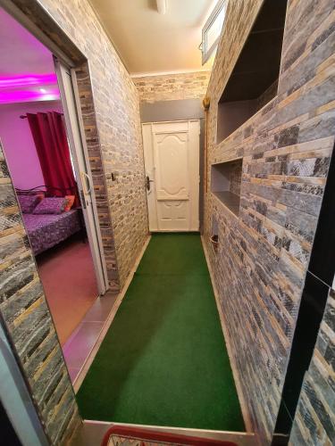Cama o camas de una habitación en wunderschöne Wohnung in Imi Ouaddar