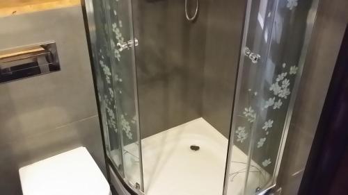 Koupelna v ubytování Apartament Lisi Jar Jastrzębia Góra Widok 4