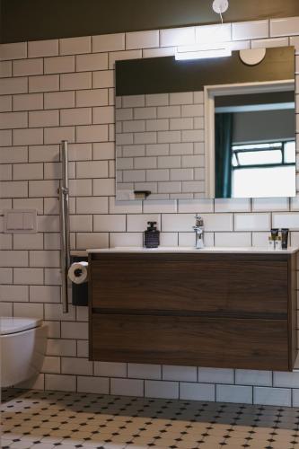 Un baño de KEX Hostel and Hotel