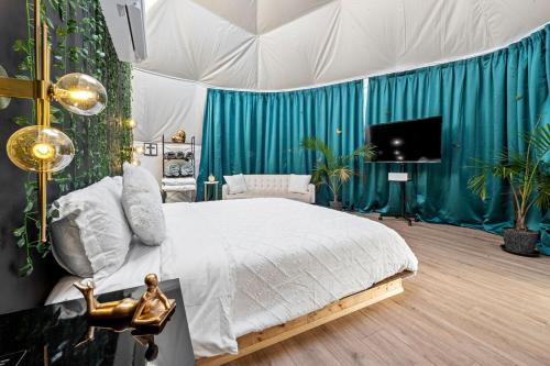 Ένα ή περισσότερα κρεβάτια σε δωμάτιο στο Luna Glamping