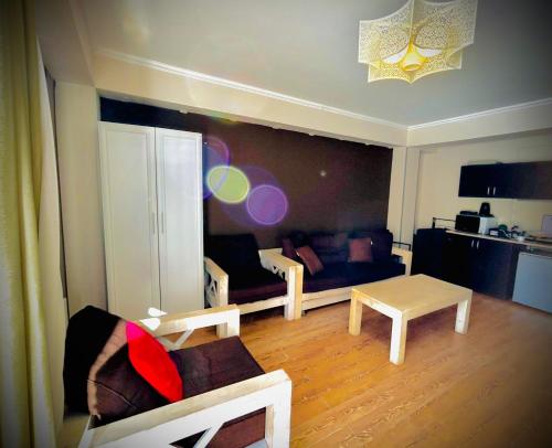 Küche/Küchenzeile in der Unterkunft Bakuriani Mgazavrebi block 2 apartment 207