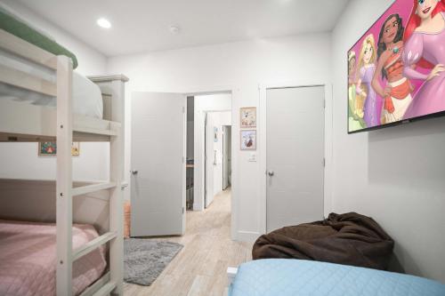 a bedroom with a bunk bed and a bunk bed at Live in Fantasy at Disney in the Desert in Washington