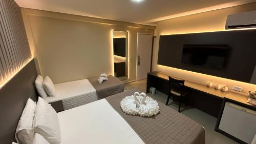 Μια τηλεόραση ή/και κέντρο ψυχαγωγίας στο Pietro Angelo Hotel