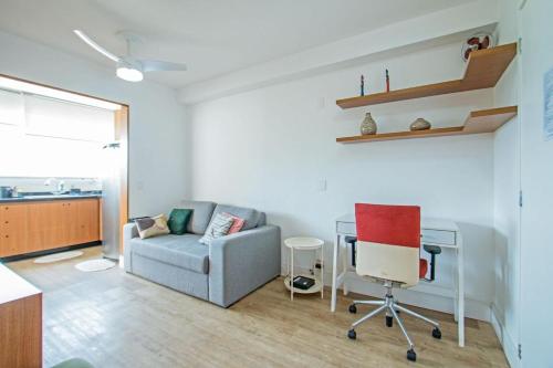 Χώρος καθιστικού στο Loft Alto Padrão - Santo Amaro
