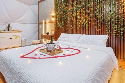 Ένα ή περισσότερα κρεβάτια σε δωμάτιο στο Skye Glamping