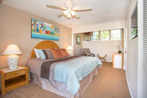 Postel nebo postele na pokoji v ubytování Keauhou Resort w Golf & Ocean Views