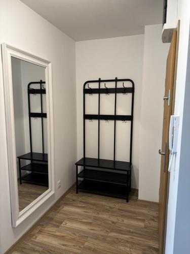 Postel nebo postele na pokoji v ubytování Apartament Kaszmir Rybno