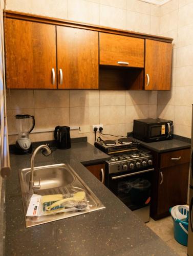 Kuchyň nebo kuchyňský kout v ubytování Eppys 2 bedroom luxe Apartment