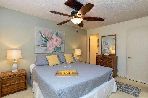 Voodi või voodid majutusasutuse Ocean View 2BR Home in Kailua-Kona toas