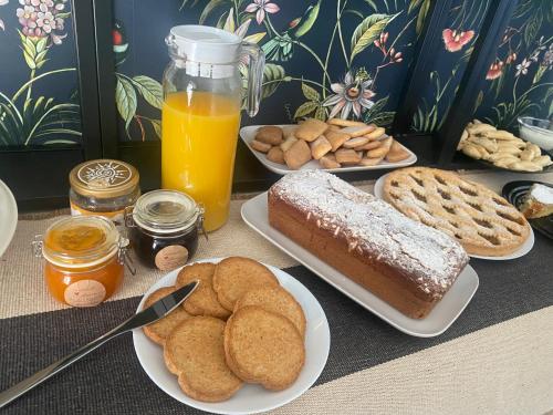 B&Bの敷地内または近くでの食事または食べ物