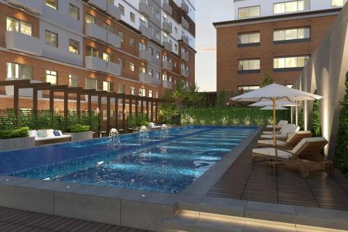 Πισίνα στο ή κοντά στο Petapolis apartment