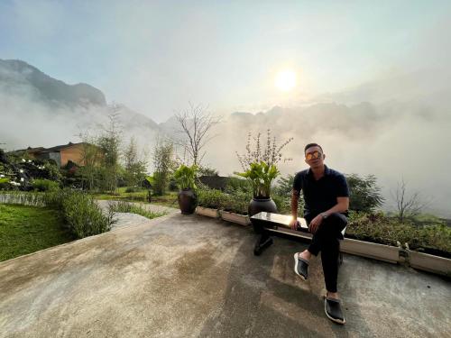 Landskap semula jadi dekat dengan resort