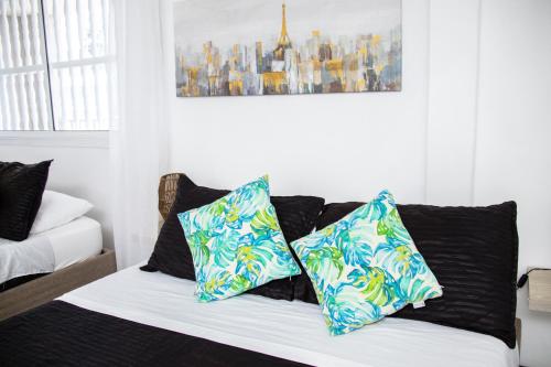 Cama o camas de una habitación en Casa Agena