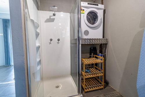 Koupelna v ubytování Waterfront on Cater