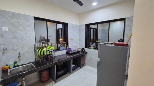 Dapur atau dapur kecil di Casa del villa