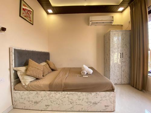 Katil atau katil-katil dalam bilik di Casa del villa