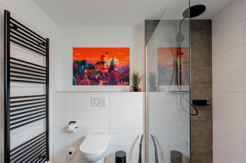 Ένα μπάνιο στο BPS Apartment #9 Business - NEU - Deluxe - Modern