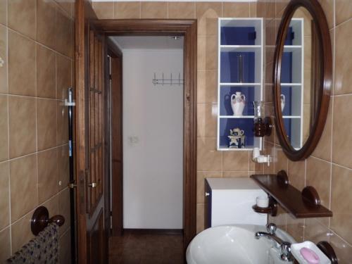 A bathroom at Piccola Perla A Livo