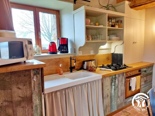 Dapur atau dapur kecil di La Pause Bucolique