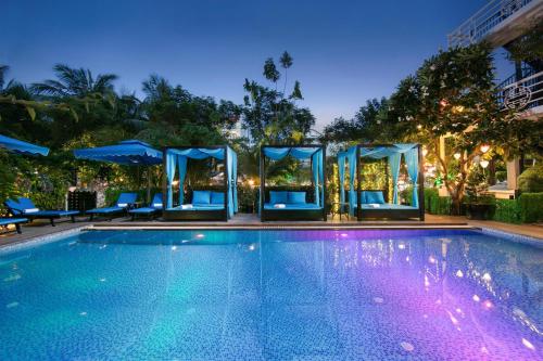 Swimmingpoolen hos eller tæt på Hoi An Golden Holiday Hotel & Spa