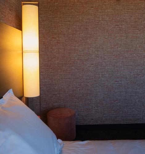 Katil atau katil-katil dalam bilik di Hotel Oceania Lyon