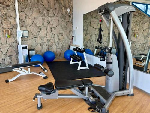 Fitness centrum a/nebo fitness zařízení v ubytování Club Cala Blanca