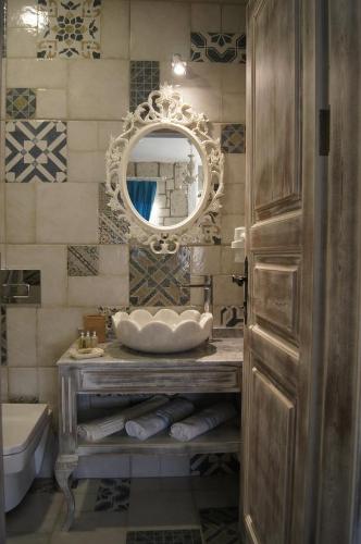 Et badeværelse på Fehmi Bey Alacati