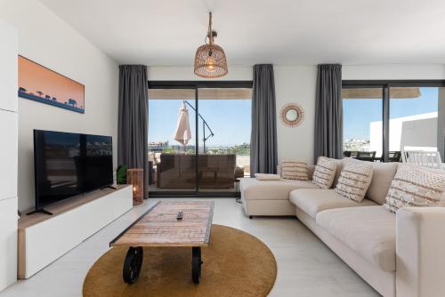 Penthouse moderne et cosy pour vos vacances accessible à pied depuis la plage