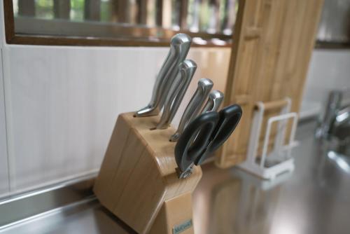Fitness centrum a/nebo fitness zařízení v ubytování Forest Villa Tsumagoi