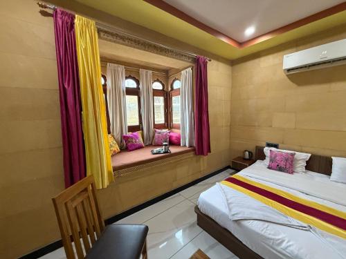 Cama o camas de una habitación en Hotel Zaza Jaisalmer