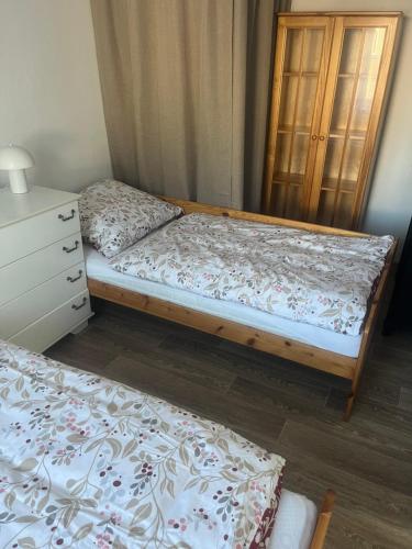 Postel nebo postele na pokoji v ubytování Chalupa u Pepíka