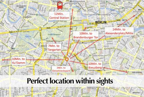 Calm City Escape - 75m2 Central Berlin Altbau-Apartment, 2BR, Smart-TV, Garden photo 7