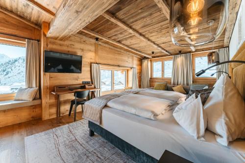 Hotel Maienseeにあるベッド