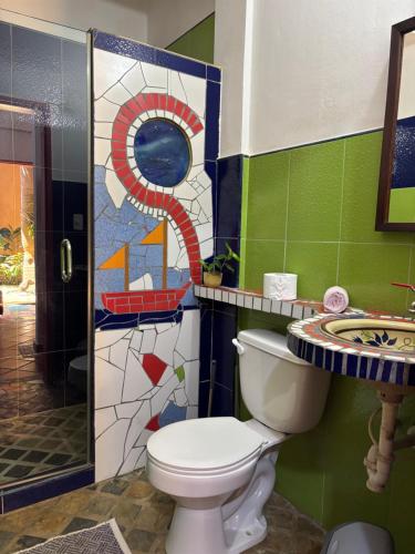 Ένα μπάνιο στο Casa Valhalla Choroni