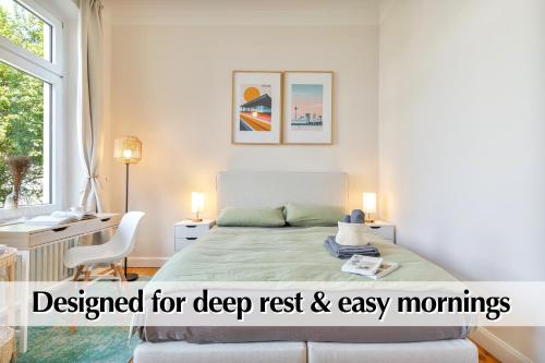 Calm City Escape - 75m2 Central Berlin Altbau-Apartment, 2BR, Smart-TV, Garden photo 18