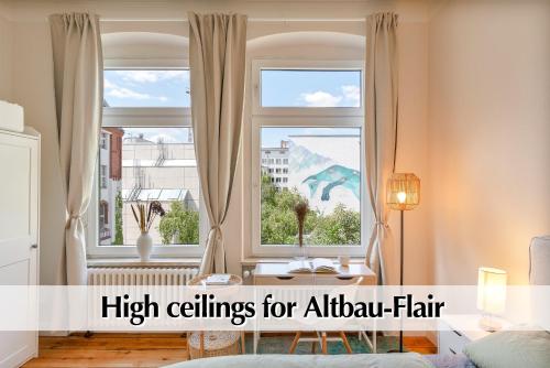 Calm City Escape - 75m2 Central Berlin Altbau-Apartment, 2BR, Smart-TV, Garden photo 4