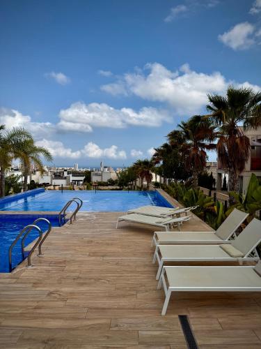 Πισίνα στο ή κοντά στο Vakantiewoning Alegria