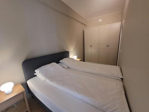 Postel nebo postele na pokoji v ubytování New apartment 5min to airport at Kokstad train station