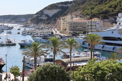 Le Nathalia - T3 4 étoiles - Vue port de Bonifacio