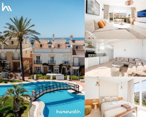 Holiday Home next to the beach, with private terrace, BBQ and incredible sea-view solarium