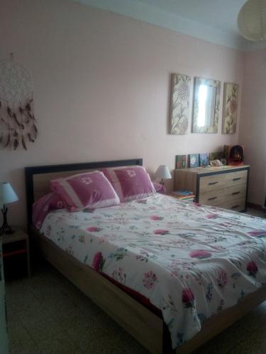 Ένα ή περισσότερα κρεβάτια σε δωμάτιο στο Appartement Le Vigan