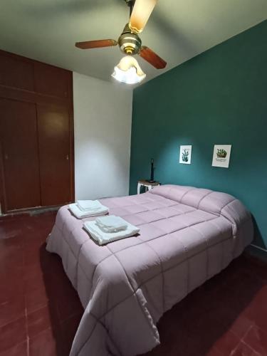Postel nebo postele na pokoji v ubytování Sueños del Valle