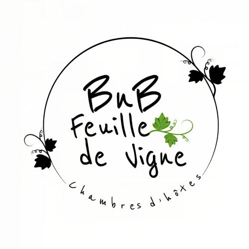 a label for a cafe with the words but terrible be vye at BnB Feuille de Vigne in Saint-Léonard