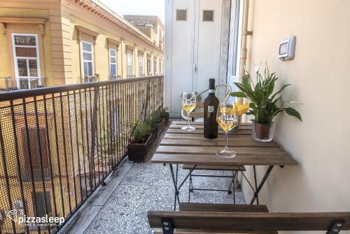 Un balcón o terraza de PizzaSleep B&B