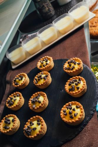 a bunch of cookies on a baking tray at Euro Hotel in Imola