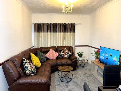 Χώρος καθιστικού στο Shoebury Lodge near Sea front with Free onsite Parking