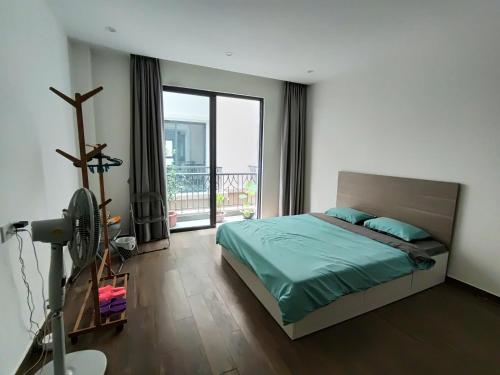 Katil atau katil-katil dalam bilik di Bright Room in Quiet Area